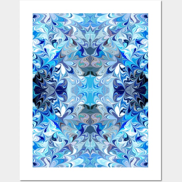 Carl Clarx Design - Blue Ice Two - Wall Art by Carl Clarx